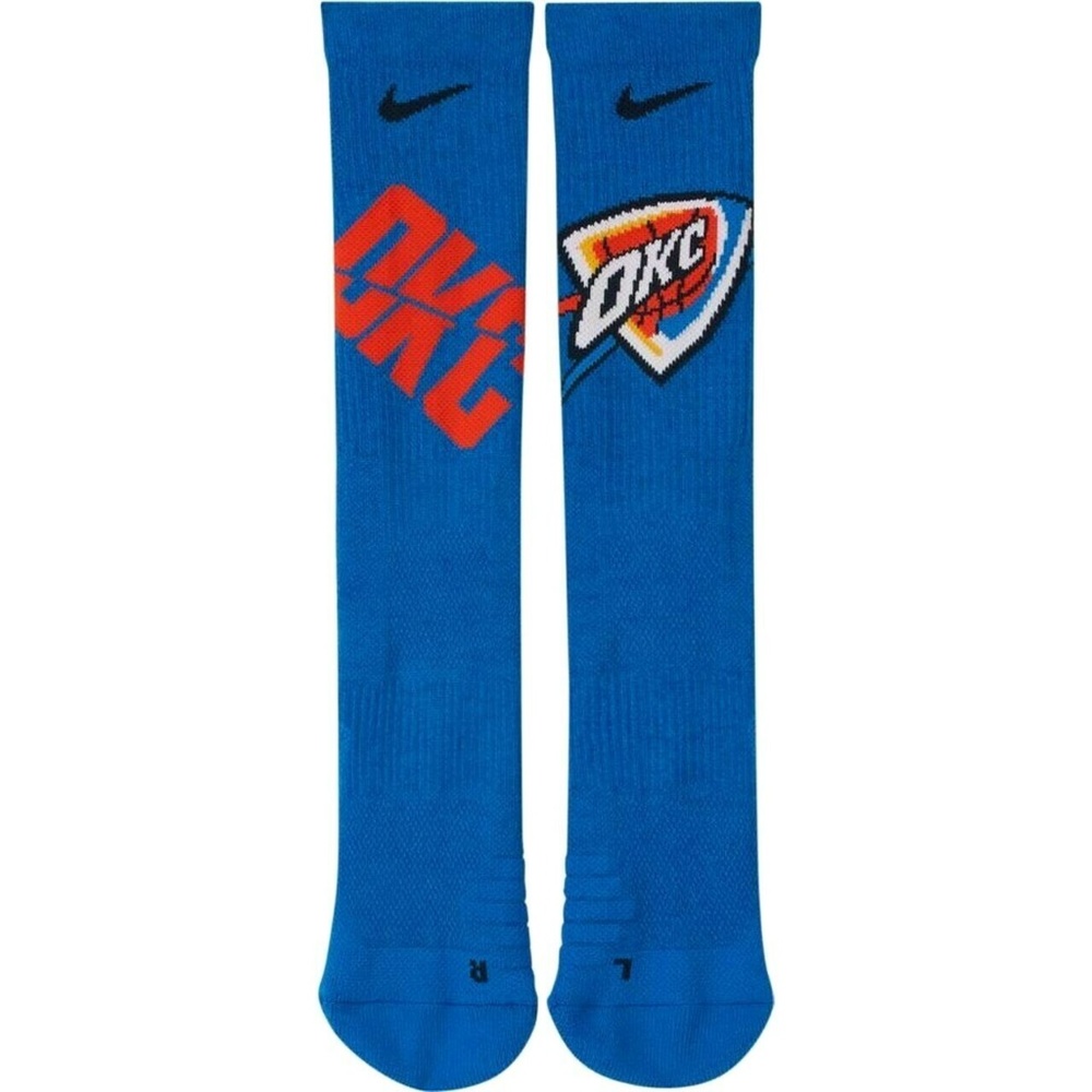 NIKE ELITE OKLAHOMA CITY THUNDER NBA DRIFIT SOCKS